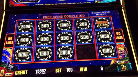 Lightning Link Slot Machine HUGE WIN .